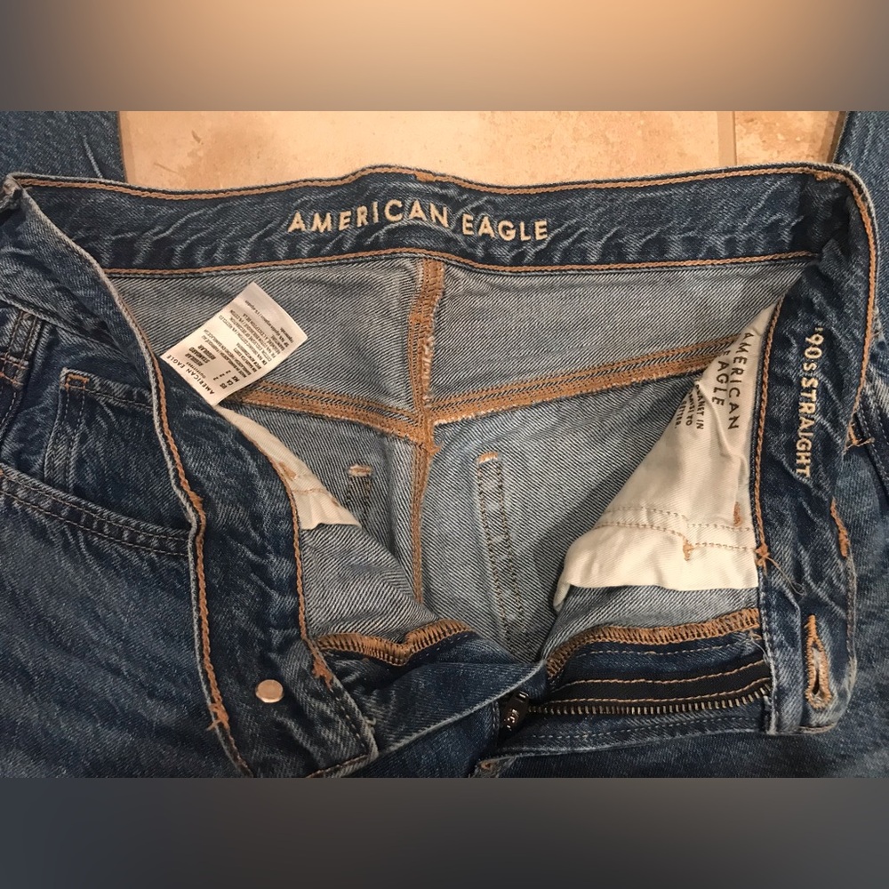AE '90s Straight Rigid Jean (Classic Blue) - Size 2 - Picture 13 of 13